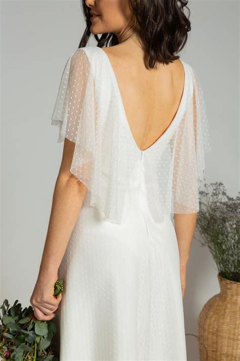 Vestido De Noiva Bruma Vestidos Off White Cold Shoulder Dress White