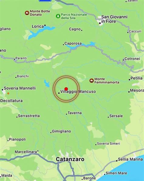 Terremoto In Calabria Epicentro In Sila Scossa Magnitudo 3 2 A