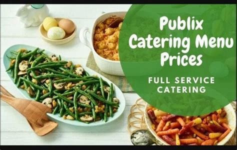 Publix Catering Menu Prices – O’Connors Homebrew