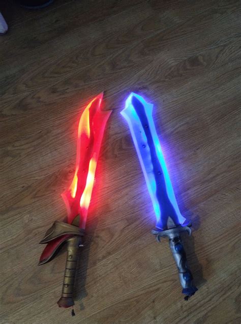 Fire and Ice Leds Sword Game Inspired - Etsy