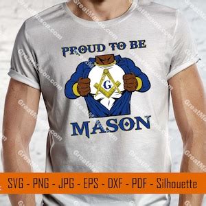 Proud To Be A Mason Super Mason Tear Shirt Off Great Masons Svg Png