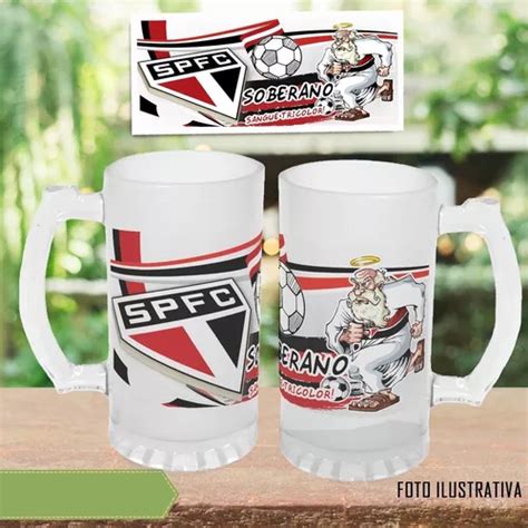 Caneca São Paulo 2022 Chopp Jateada Grande MercadoLivre