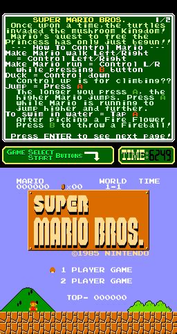 Super Mario Bros Screenshots MobyGames