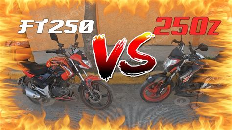 250z Vs Ft250 Versus De Motos Zankumotovlogs YouTube