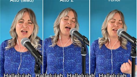 Hallelujah Learn To Sing Harmony For Alto And Tenor Voices YouTube