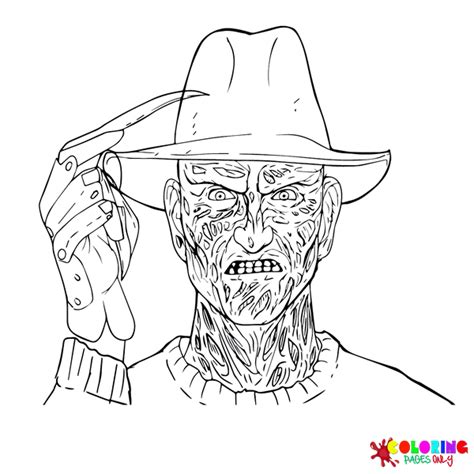 Dibujos Para Colorear De Freddy Krueger Coloringpagesonly