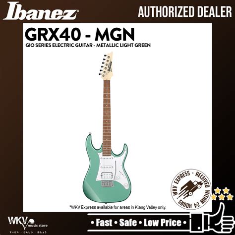 Ibanez Gio Grx Electric Guitar Metallic Light Green Grx Mgn