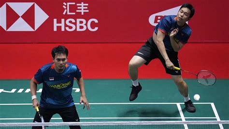 Foto Ahsan Hendra Memukau Di Ranking Dunia Gusur Ganda Putra Denmark