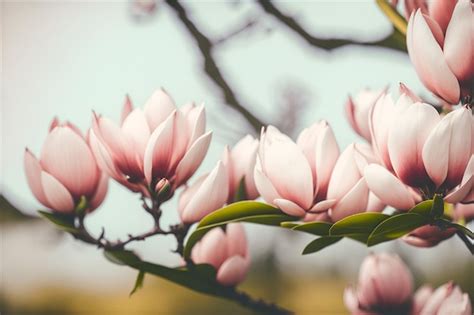 Premium Ai Image Magnolia Flower