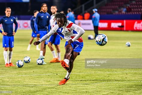 Manu KONE of France prior the U21 EURO 2023 match between Switzerland... News Photo - Getty Images