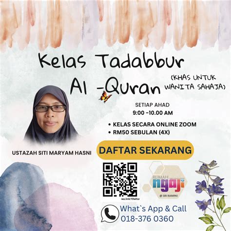 Raudhah Management And Training Services Kelas Tadabbur Quran Wanita