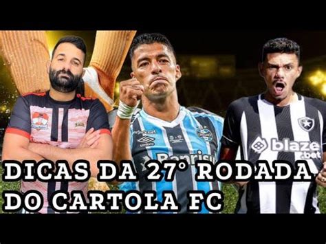 Dicas Da Rodada Do Cartola Fc Time Atualizado Youtube