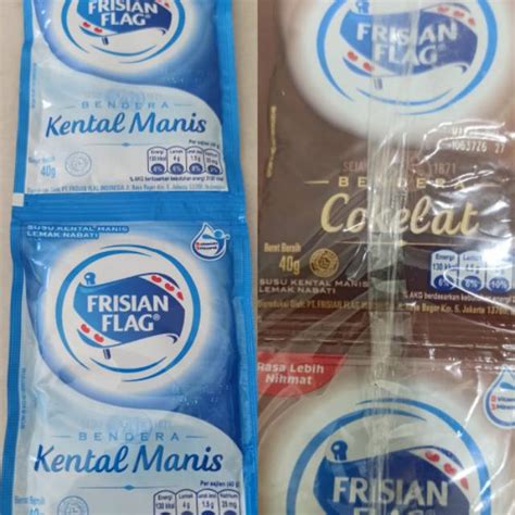 Jual FRISIAN FLAG SKM Susu Kental Manis Bendera 6 Sachet Shopee