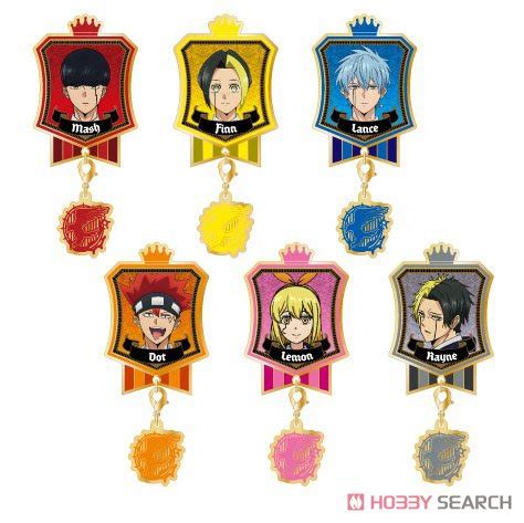 TV Animation Mashle Magic And Muscles Emblem Pins Collection Set Of