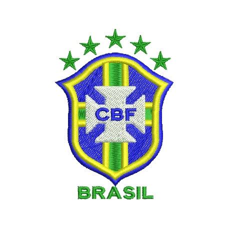 Matriz De Bordado Escudo Cbf Brasil Verloop Io