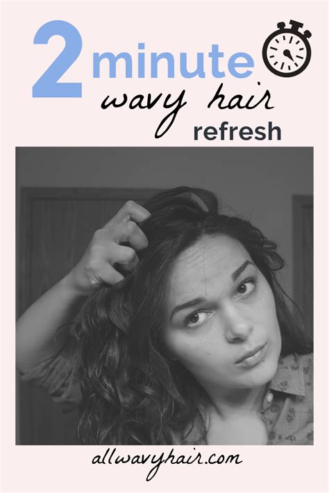 how to refresh wavy hair in the morning