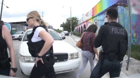 Persecution With Two Horny Milf Cops Ends On Fucking A Black Guy