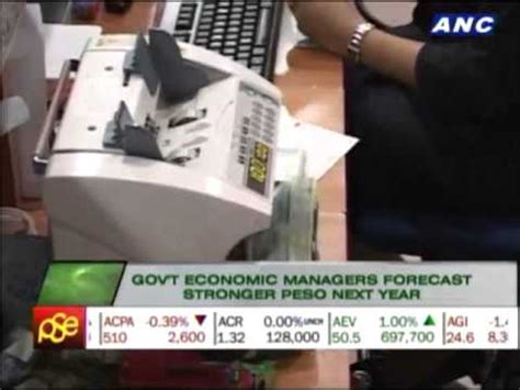 Stronger Peso Seen Next Year Video Dailymotion