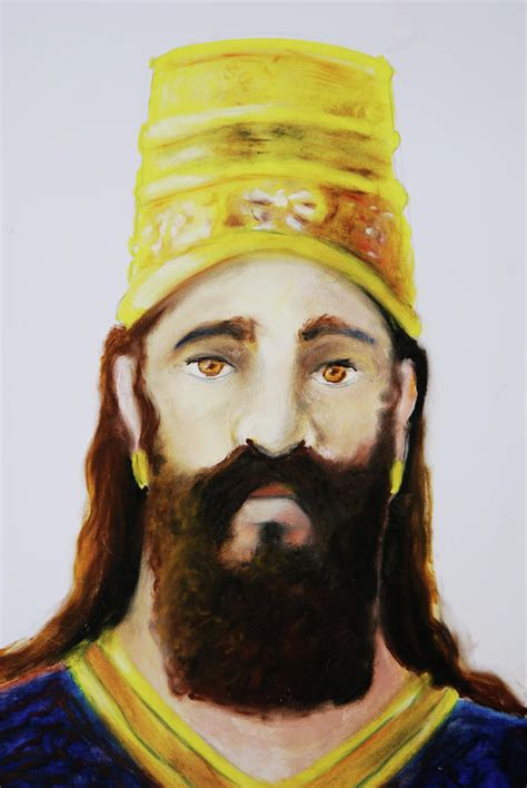 King Nebuchadnezzar Drawing by Ron Cantrell