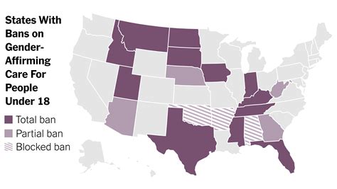 See The States That Have Passed Laws Directed At Young Trans People The New York Times