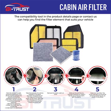 Carbon Cabin Air Filter For Subaru Crosstrek Forester Impreza Wrx Sti