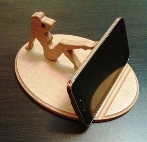 Make Your Own Classy Wooden Cell Phone Stand Perfect For Your Desk Or