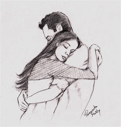 Romantic Couple Drawing Sketch ~ 16 Important Inspiration Cute Pictures Of Couples Drawings