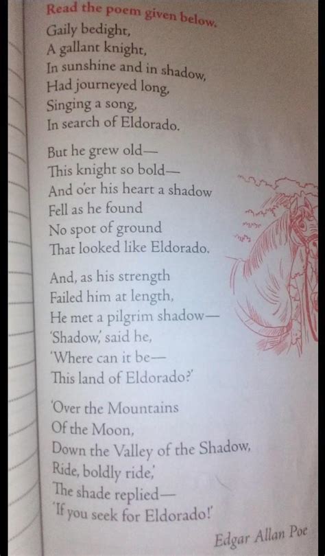 Eldorado Poem Summary And Analysis | Sitedoct.org