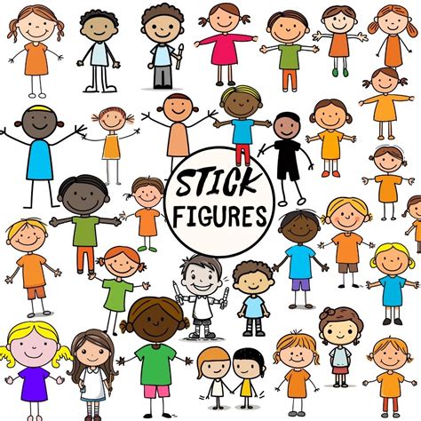 Stick Figure Children Clip Art Image - ClipSafari - Clip Art Library