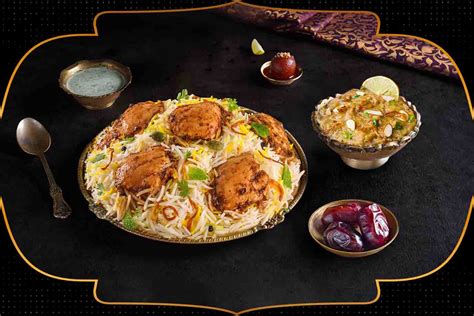 Order Shahi Chicken Biryani With Gosht E Haleem And Royal Dates From