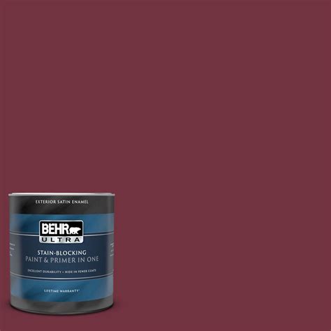 BEHR ULTRA 1 Qt MQ1 15 Rumors Satin Enamel Exterior Paint And Primer