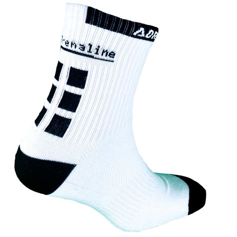White Black Ankle Socks Adrenaline Sportswear