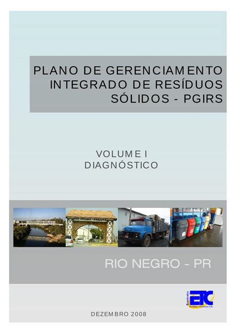 Pdf Plano De Gerenciamento Integrado De Res Duos Aproveitamento