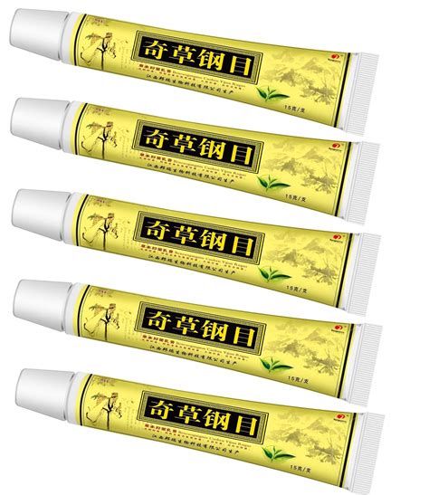 Navyue 5pcs Natural Chinese Herbal Cream For Eczema Psoriasis