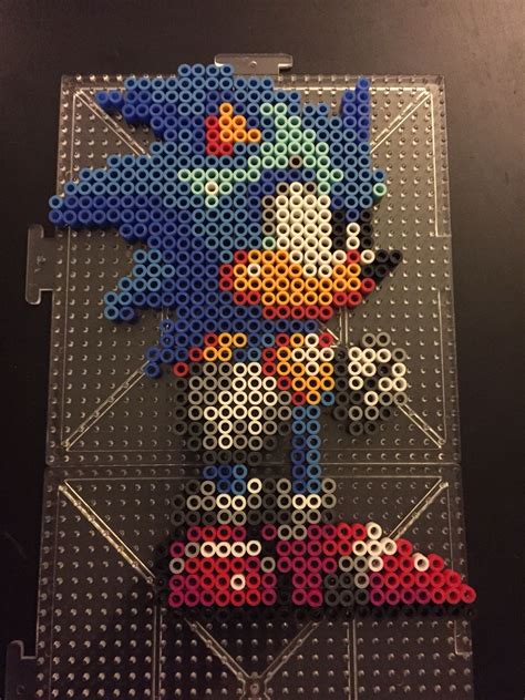 Easy Sonic Perler Bead Pattern