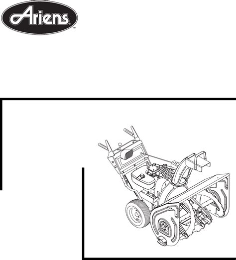 Ariens 1028 Riding Mower Manual