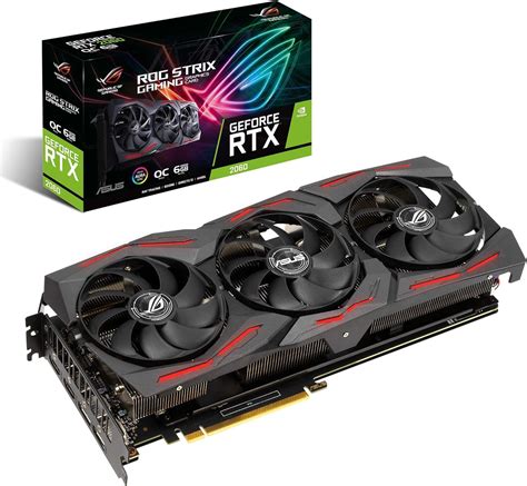 Tarjeta Grafica Nvidia Geforce Rtx 2060 Rog Strix Rtx2060 O6g Evo Gaming 6gb Gddr6 Edición Oc