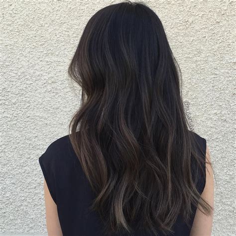 Subtle Ash Balayage Ash Brown Hair Color Brown Hair Shades Brown