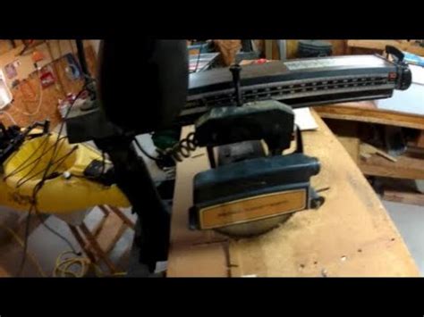 Repairing An Old Craftsman Radial Arm Saw Youtube