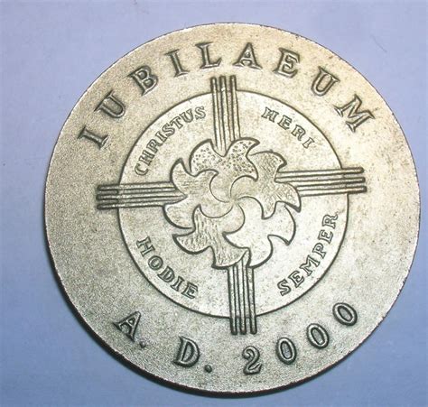 Medaglia Giubileo 2000 Medaglistica Lamoneta It Numismatica