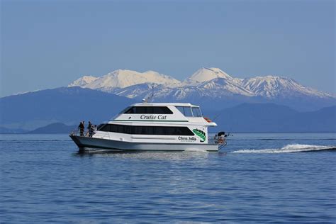 Lake Taupo M Ori Rock Carvings Scenic Boat Cruise