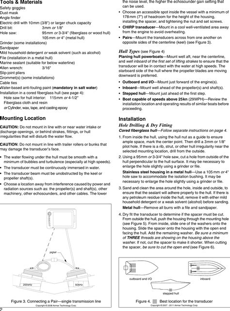 Furuno 526Tid Ltd 12 Installation Instructions 17 458 01 rev07 B164