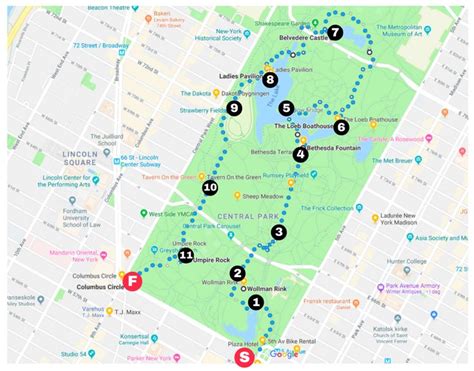 Central Park Map