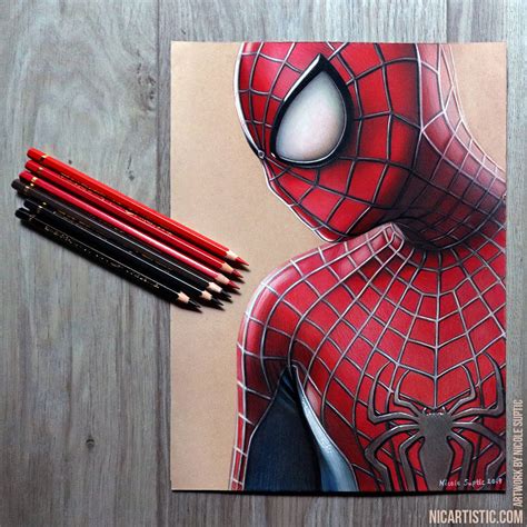 Spider-Man Colored Pencil Drawing by xnicoley on DeviantArt