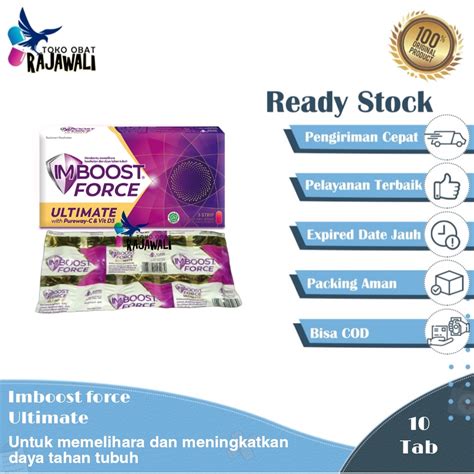 Jual Imboost Force Ultimate Strip 10 Kaplet Untuk Daya Tahan Tubuh