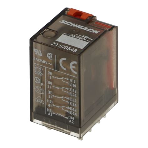 ZT570548 SCHRACK Relay 48VAC 4 Pole 14 PIN 5A Amazon