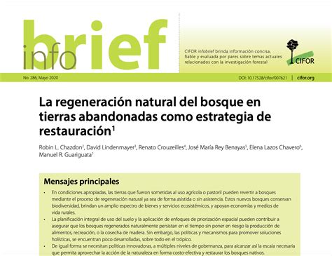 Alianza Para La Regeneraci N Natural Asistida