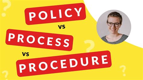 Policy Vs Process Vs Procedure Plus How I Structure Sops Youtube