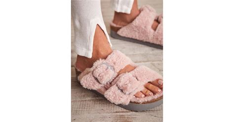 Free People Arizona Teddy Shearling Birkenstock Sandals In Crystal Rose Pink Lyst