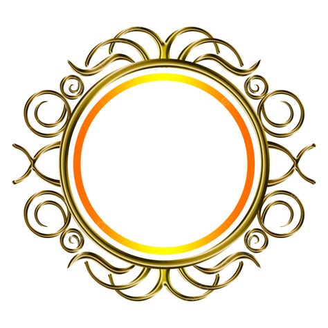 Ornamento Dourado Vintage Png Vintage Border Borda De Ouro Real